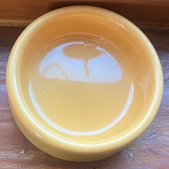 2 Heavy duty Stoneware Ceramic Pet Hamster Reptile Bowls, blue yellow - Picture 7 of 14